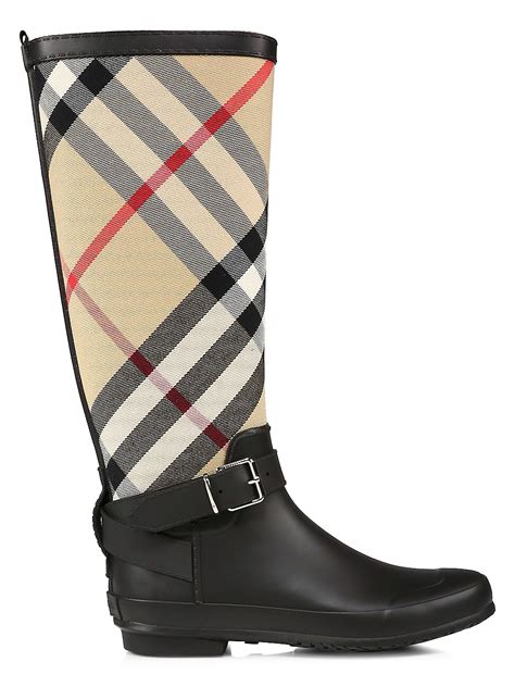 burberry simeon knee-high vintage check boots|Burberry Women's Check Knee High Boots for sale .